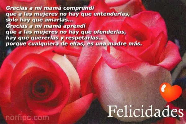 Poemas, frases e imágenes de homenaje y felicitación a la mujer