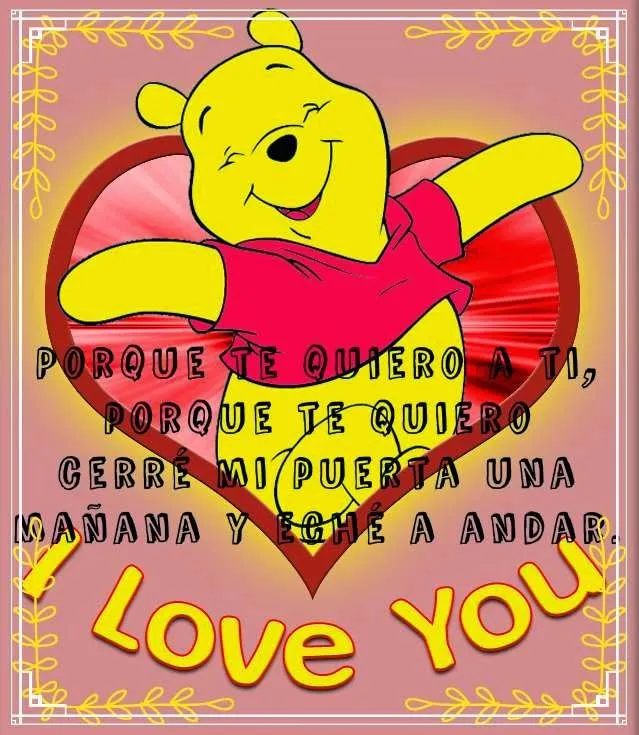 Todo enamorados: Winnie the Pooh día del amor