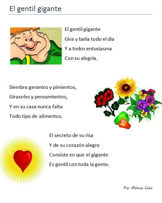 Poemas Infantiles on Pinterest | Bilingual Education, Literatura ...
