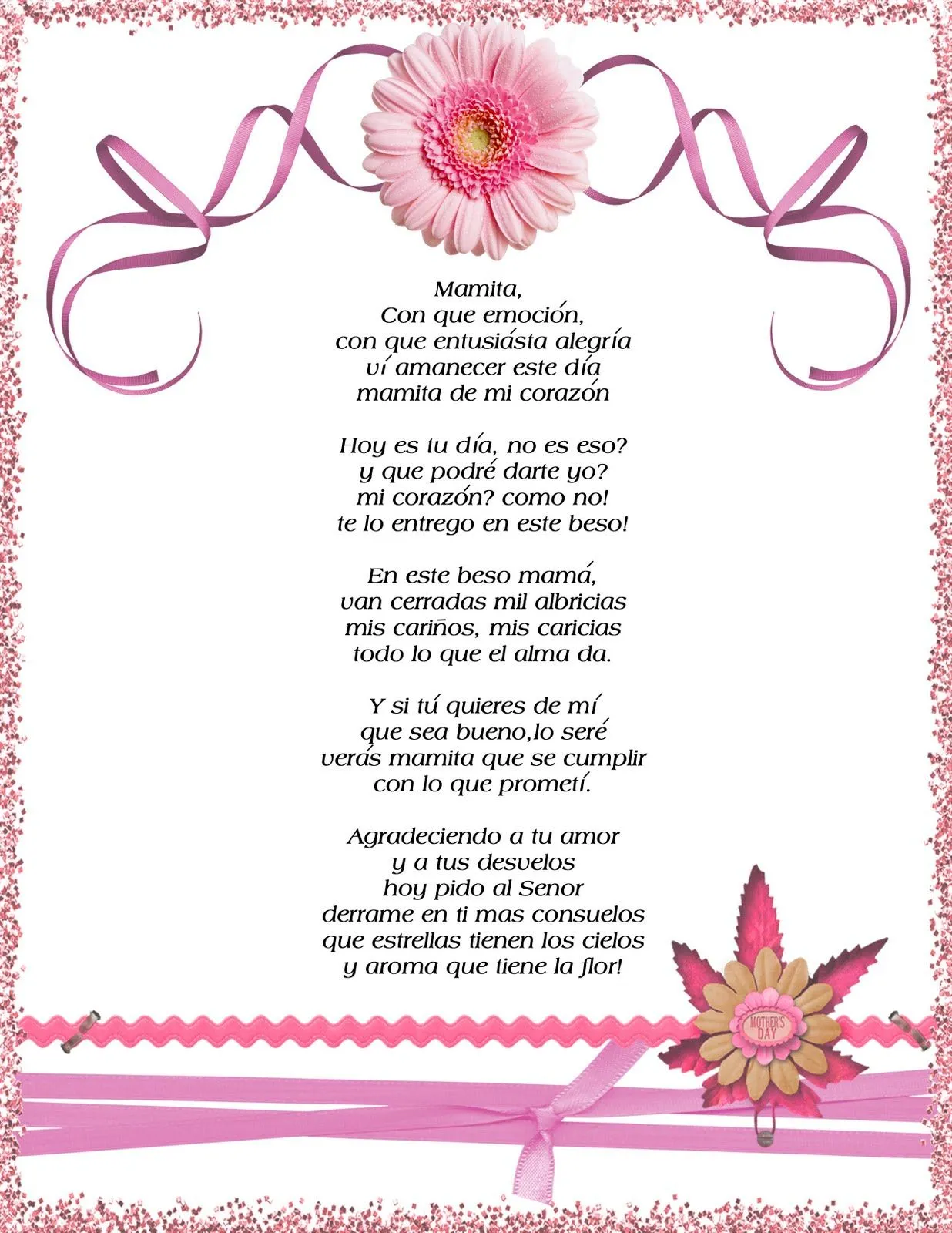 Poemas para mamas | Poemas y Corazones