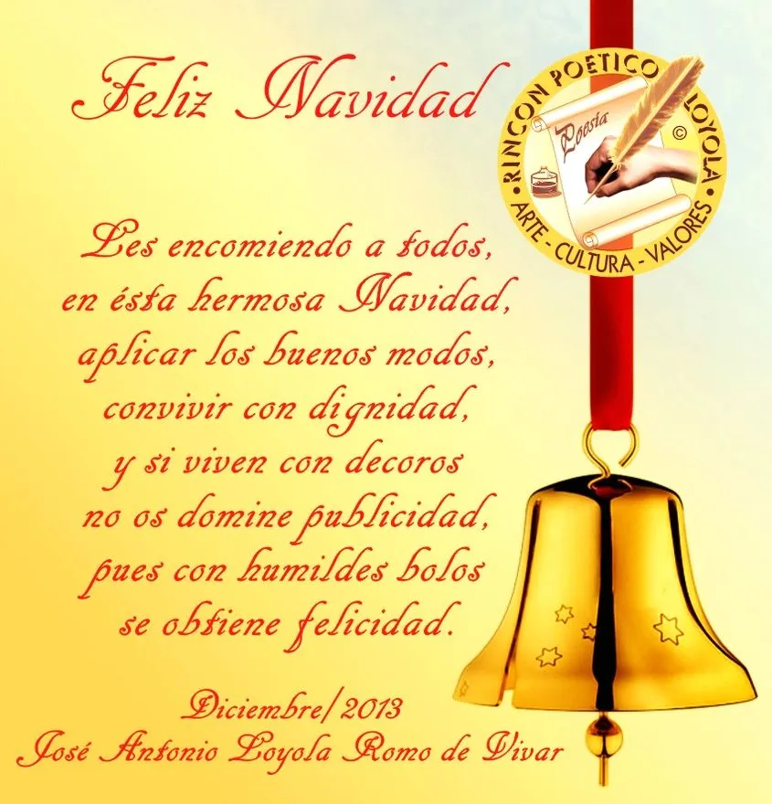 POEMAS NAVIDEÑOS | RINCON POETICO LOYOLA