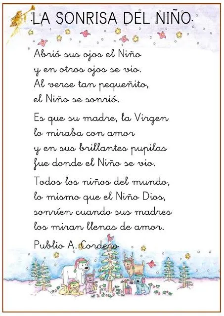 Poemas para dia del niño - Imagui