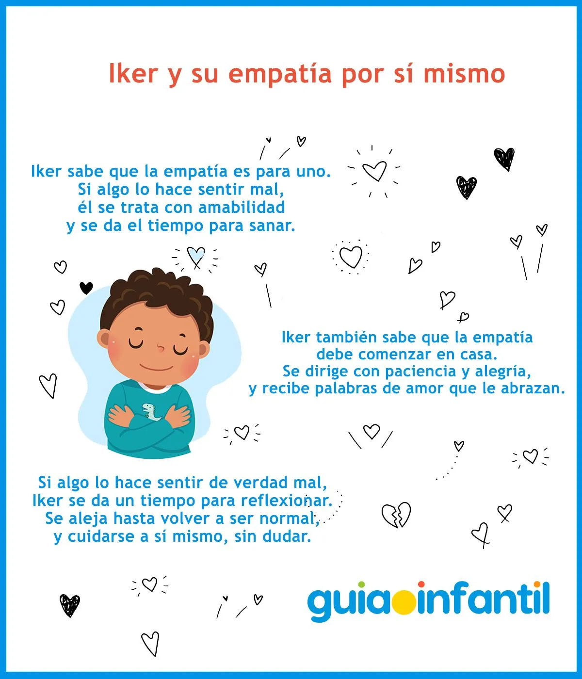 6 poemas para niños de nombre Iker con 3 estrofas sobre la empatía