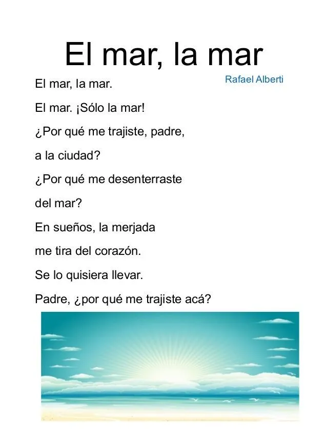 Poemas para niños de primaria