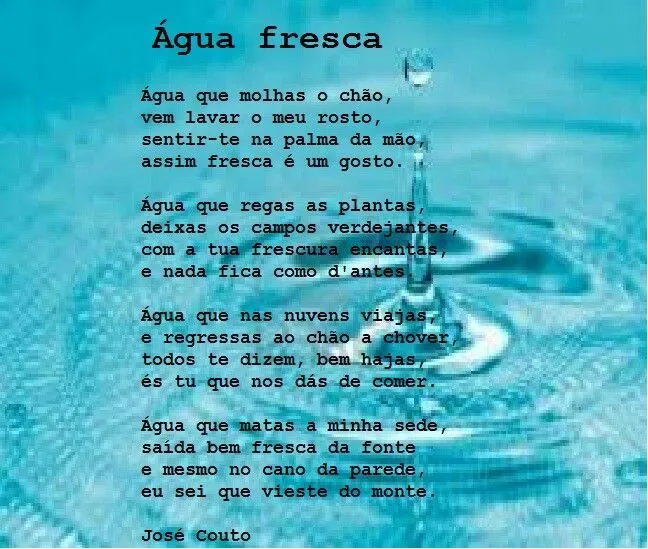 poemas #poesia #agua | Poemas | Pinterest
