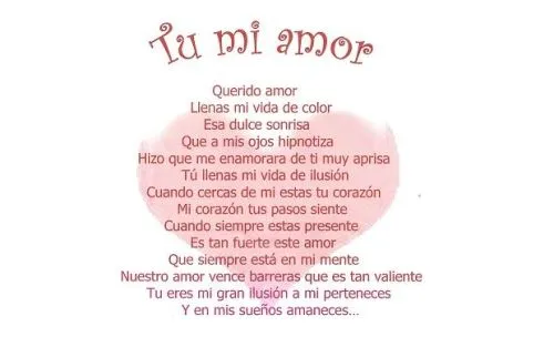 Poemas de San Valentín cortos en español - Imagui Poemas de San Valentín cortos en español - Imagui