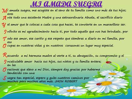 Poemas a Suegras - Poemas de Amor Poesias y Poemas para enviar Poemas a Suegras - Poemas de Amor Poesias y Poemas para enviar