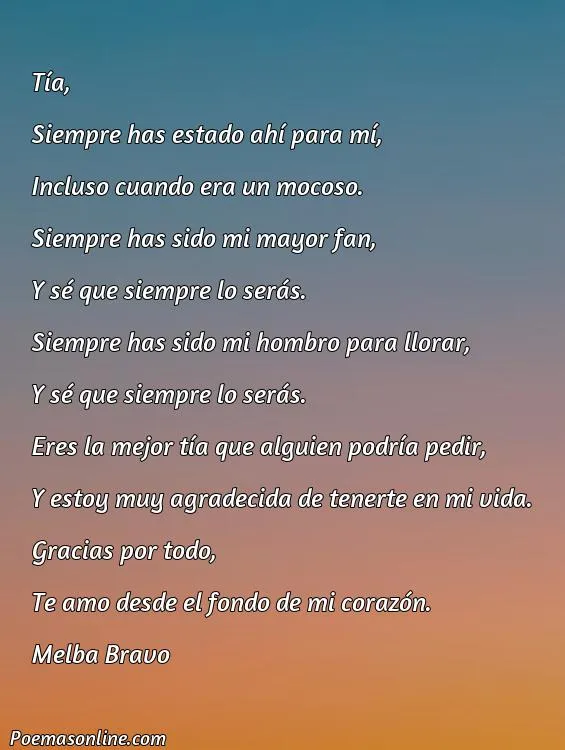 5 Poemas para una Tía Especial - Poemas Online