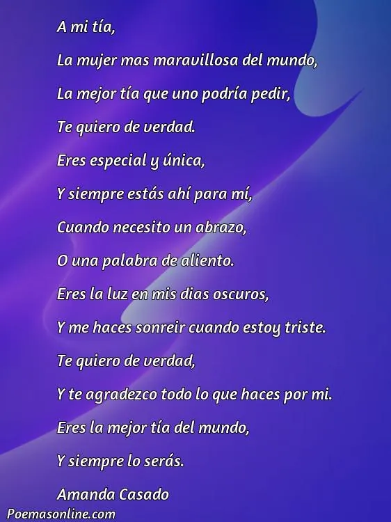 Cinco Poemas para la Mejor Tía del Mundo - Poemas Online Cinco Poemas para la Mejor Tía del Mundo - Poemas Online