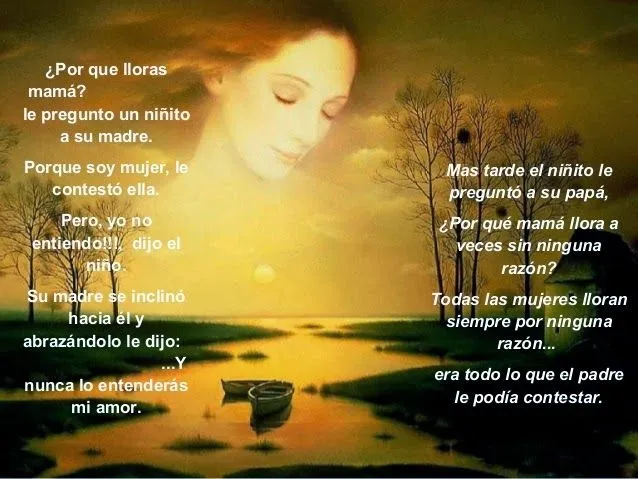 POEMAS,REFLEXIONES Y PENSAMIENTOS CRISTIANOS.: ¿PORQUÉ LLORAS MAMÁ ...