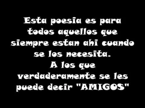 Poesia - Amigos - YouTube