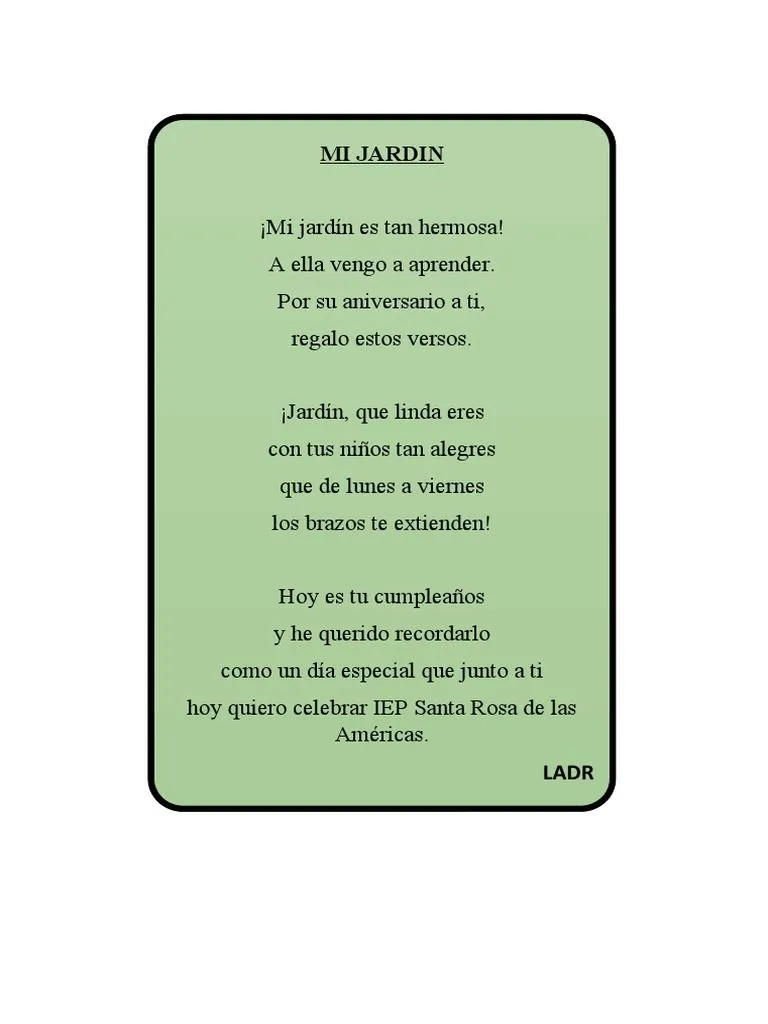 Poesia Aniversario | PDF