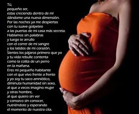 Poesía al bebé que llevas dentro de ti | Embarazo-Online Poesía al bebé que llevas dentro de ti | Embarazo-Online