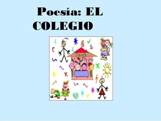 Poesia el colegio