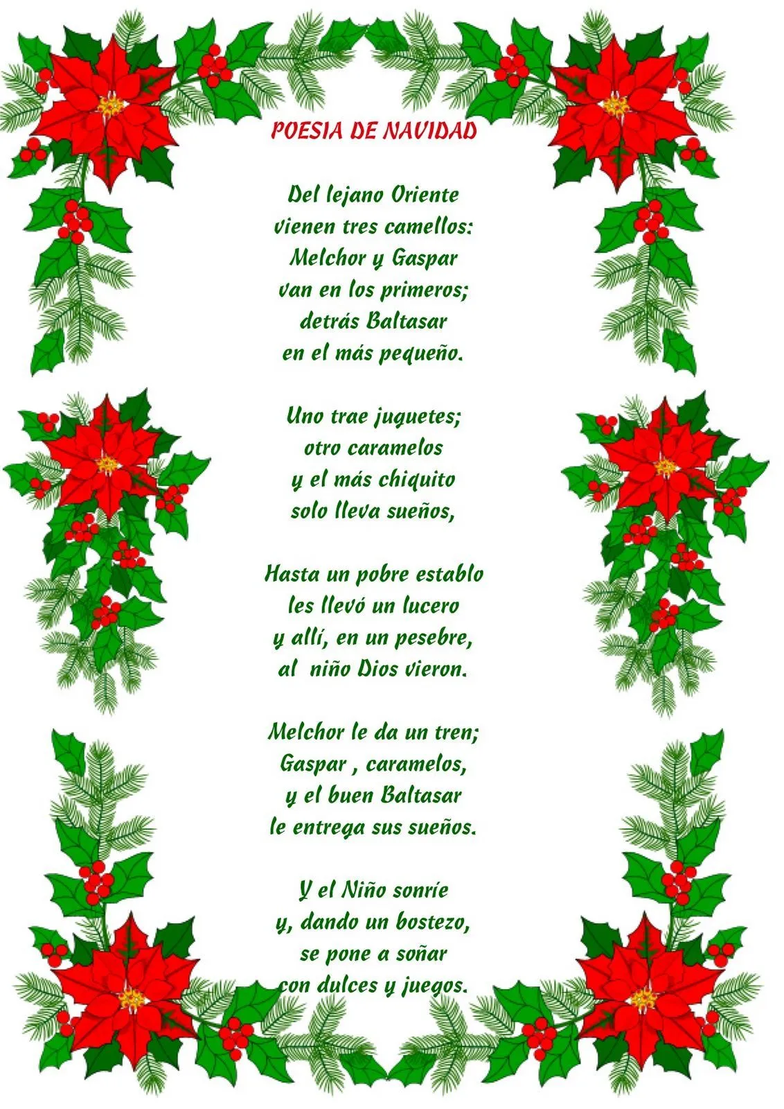 poesia d navidad | Wchaverri's Blog