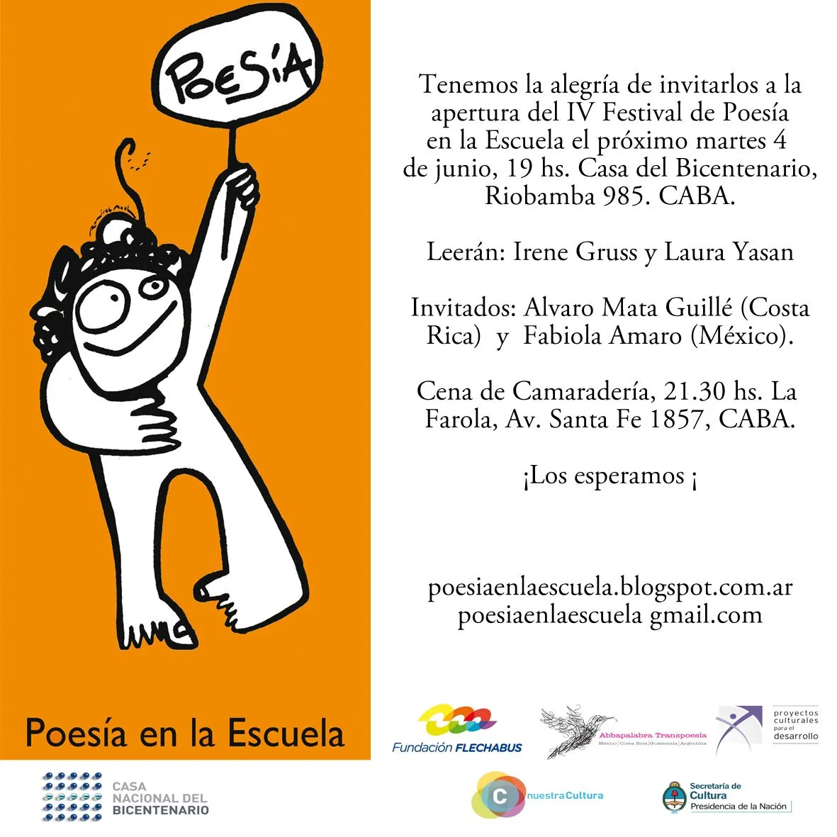 poesia en la escuela: Apertura del IV Festival de Poesía en la Escuela poesia en la escuela: Apertura del IV Festival de Poesía en la Escuela