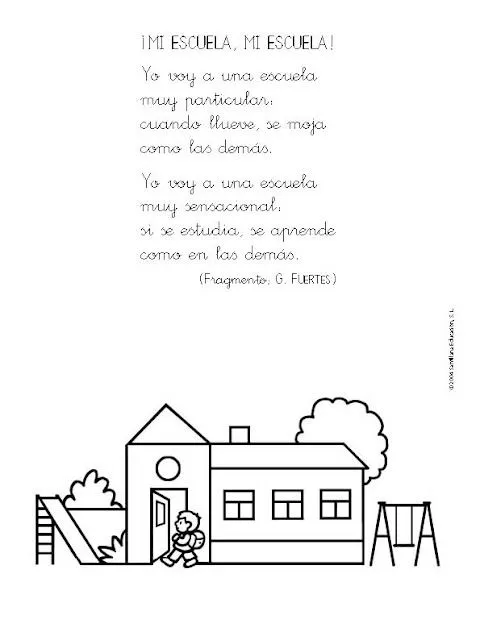 Poesia para mi escuela - Imagui