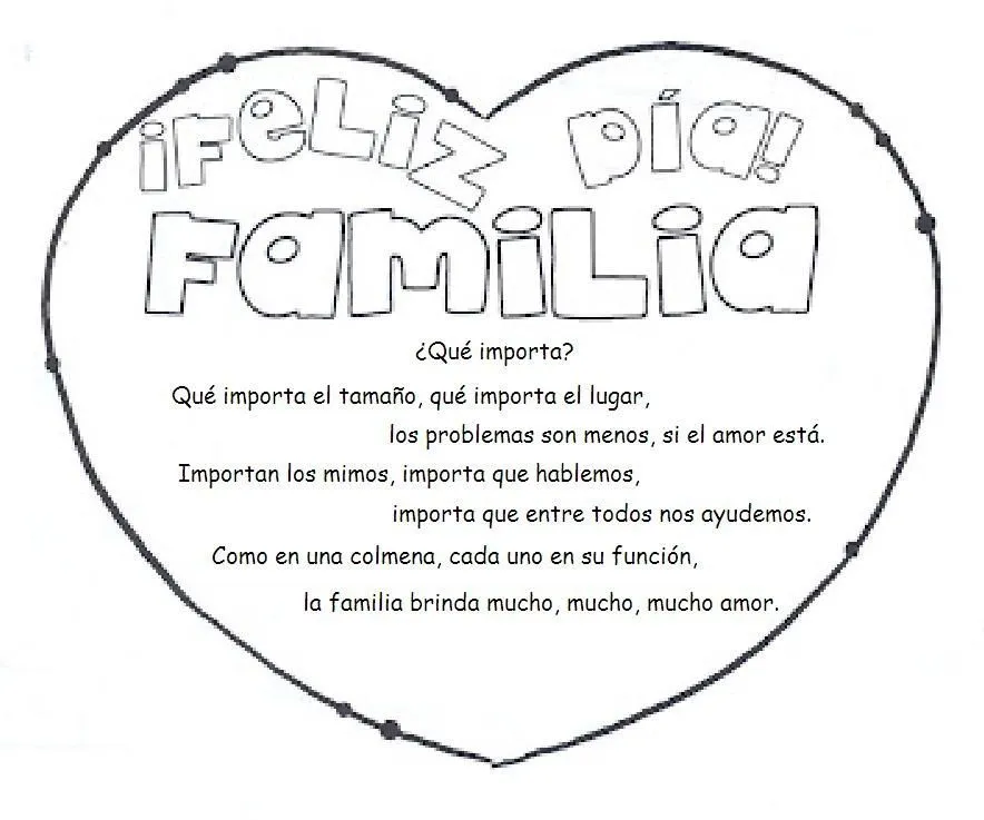 Poesia Familia Para Niños | día familia | Pinterest Poesia Familia Para Niños | día familia | Pinterest