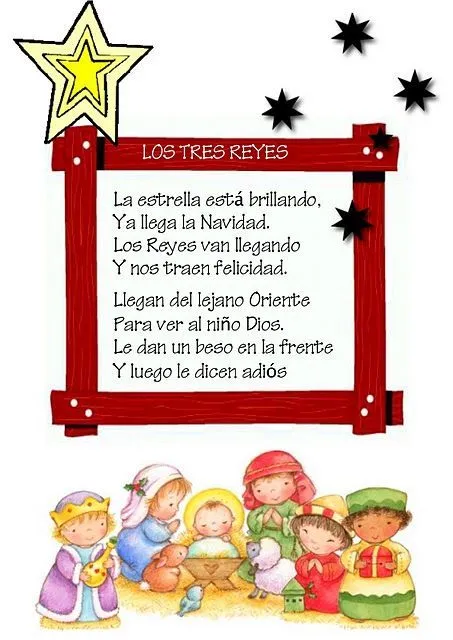 Poesia de Navidad – Los Tres Reyes | adornos de escuela ...