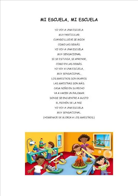 Poesias a mi escuela por su aniversario - Imagui Poesias a mi escuela por su aniversario - Imagui