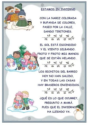 POESIAS ILUSTRADAS PARA NIÑOS