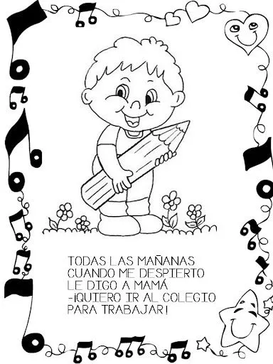 POESIAS INFANTILES CON DIBUJOS PARA COLOREAR POESIAS INFANTILES CON DIBUJOS PARA COLOREAR