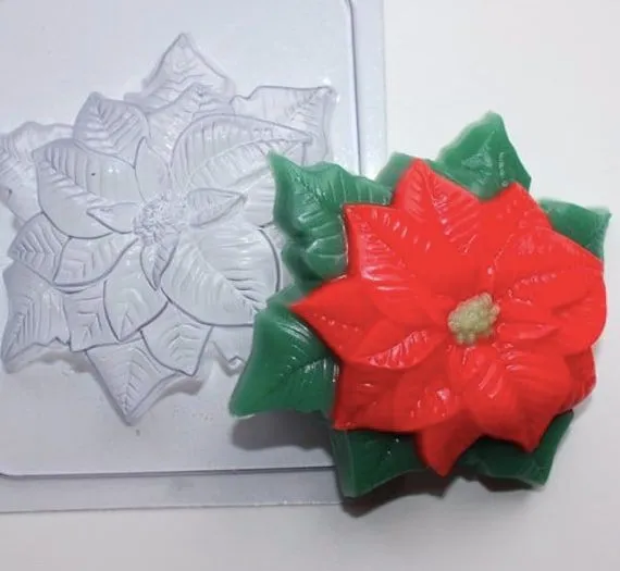 POINSETTIA MOLD molde de jabón molde de flores de Navidad - Etsy México POINSETTIA MOLD molde de jabón molde de flores de Navidad - Etsy México