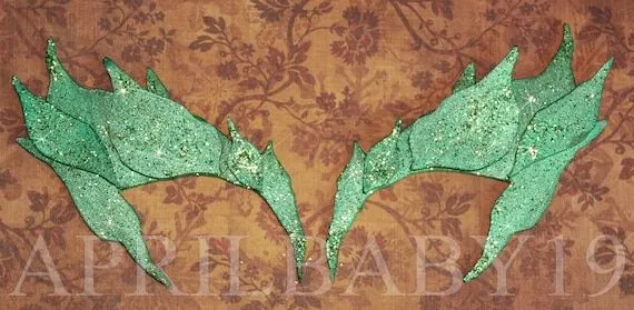 Poison Ivy Leaves Eyebrow mask Comic COn Cosplay por Montyfam6 Poison Ivy Leaves Eyebrow mask Comic COn Cosplay por Montyfam6