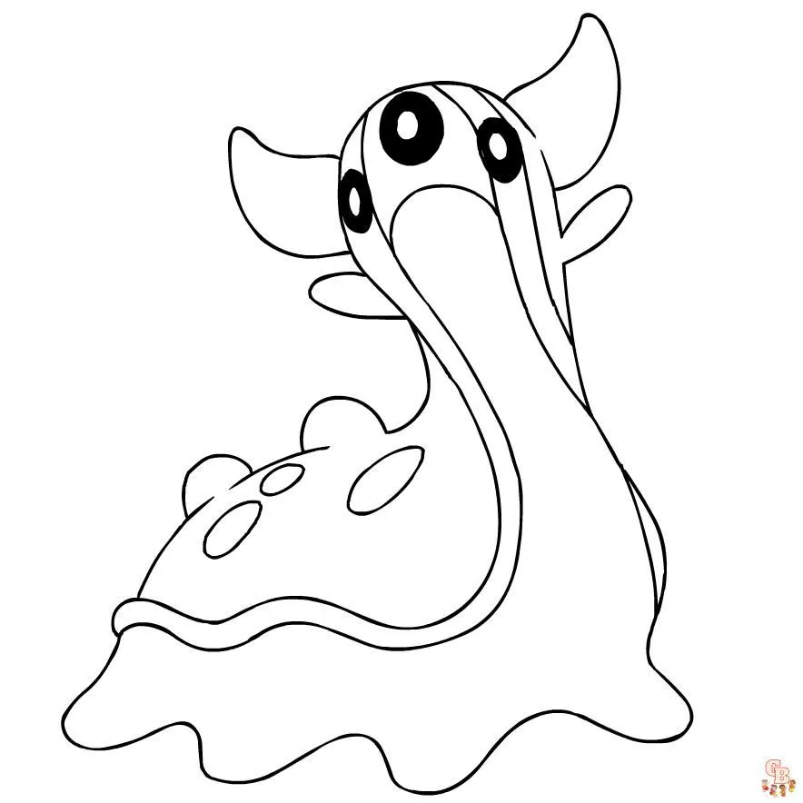 Pokemon Dibujos para colorear de Gastrodon - Divertido y educativo Pokemon Dibujos para colorear de Gastrodon - Divertido y educativo