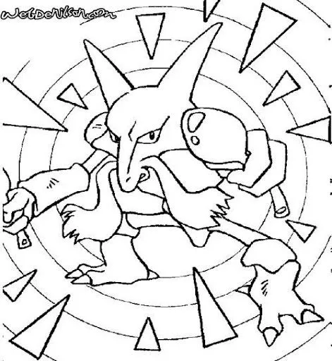 POKEMON DIBUJOS PARA COLOREAR POKEMON 4