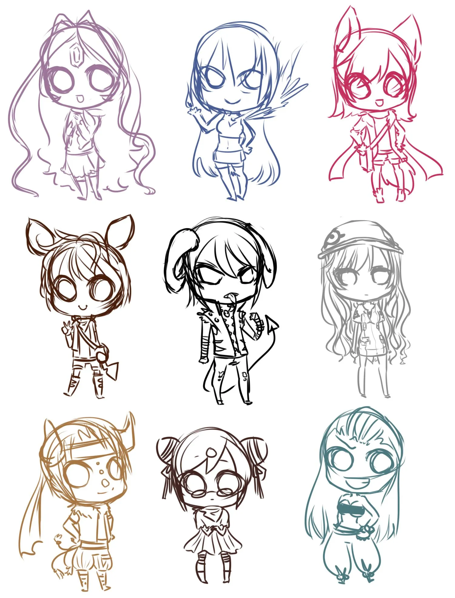 Pokemon Platform Leader Chibis by The-Noodles on DeviantArt Pokemon Platform Leader Chibis by The-Noodles on DeviantArt