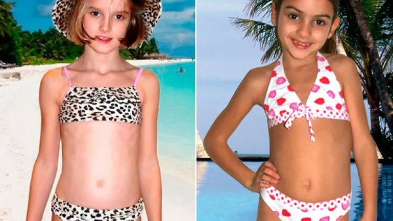 Niñas modelos en traje de baño - Imagui