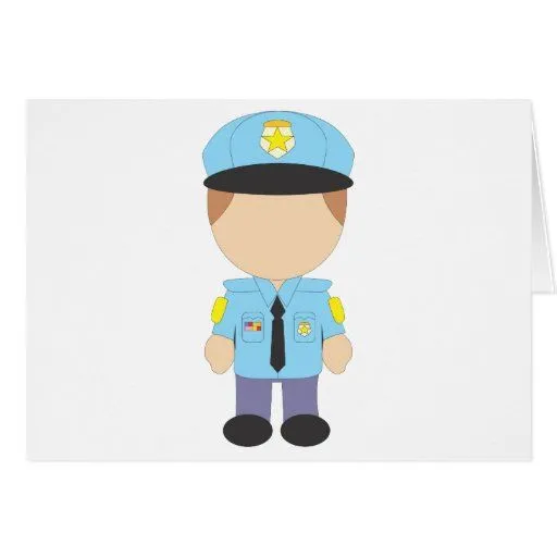 Policia facil de dibujar - Imagui