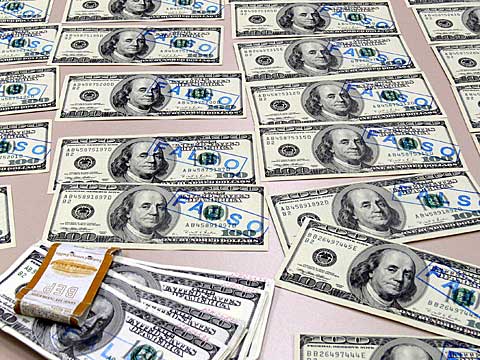 La Policía intercepta 34.500 dólares falsos y desmantela una ...