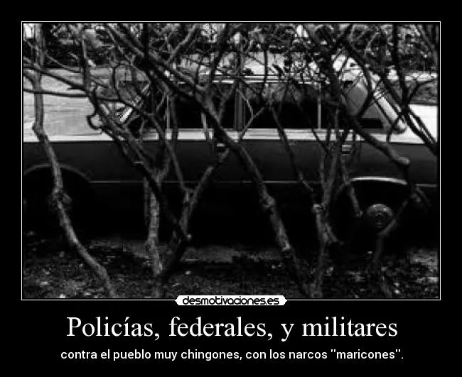 Policías, federales, y militares | Desmotivaciones