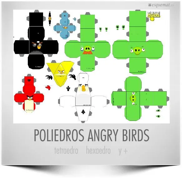 Poliedros Angry Bird | Esquemat