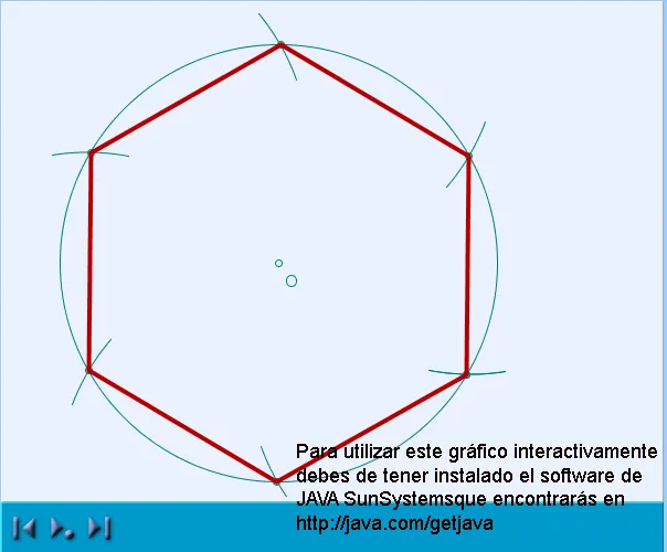 Hexágono regular a partir del lado