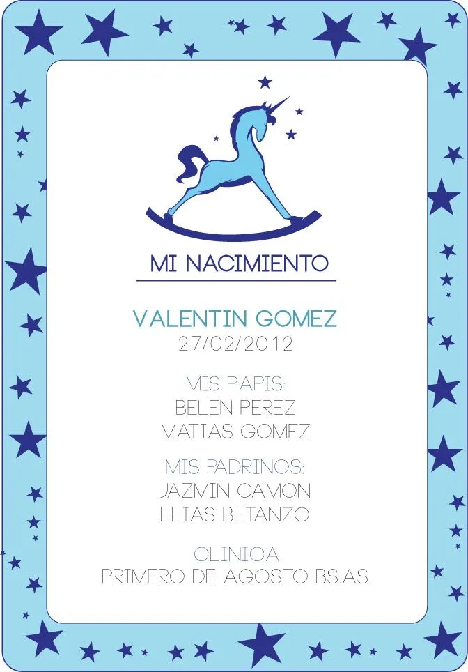PoLiN DeSigN*: Bienvenido - Tarjeta de Nacimiento PoLiN DeSigN*: Bienvenido - Tarjeta de Nacimiento