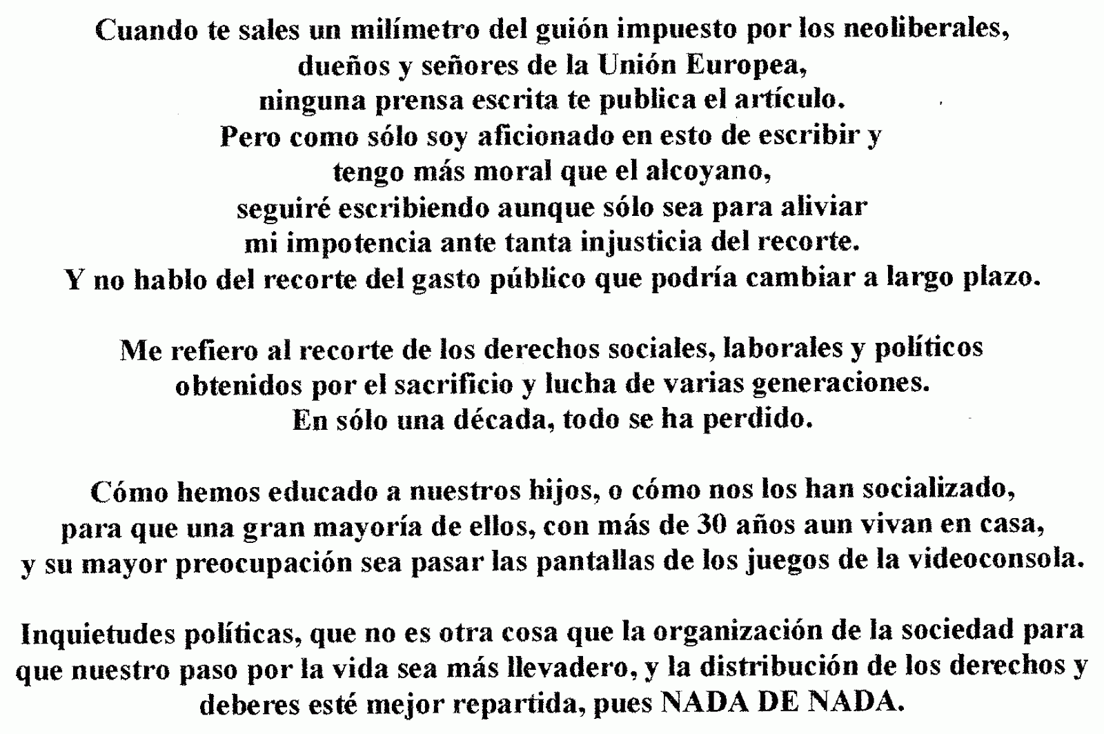 POLÍTICA A PIE DE CALLE... blog de luis perant fernández ... POLÍTICA A PIE DE CALLE... blog de luis perant fernández ...