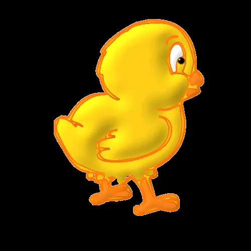 Pollito animados - Imagui