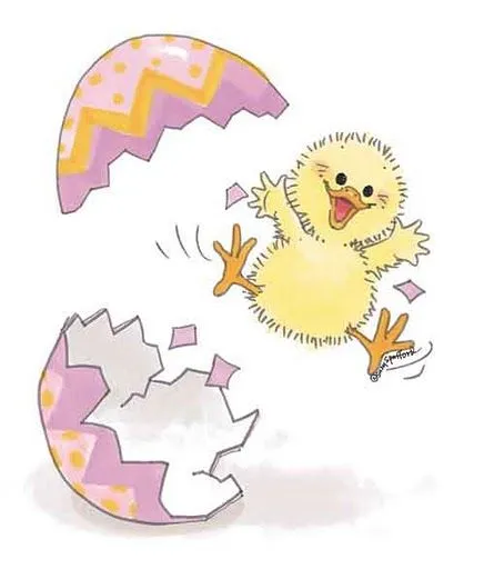 Pollito con casacara para imprimir - Imagenes y dibujos para ...