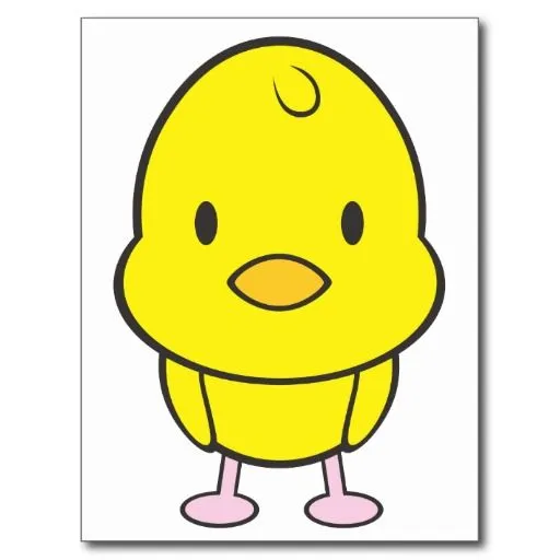 Pollito dibujo animado - Imagui