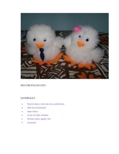 Pollito lito - Imagui