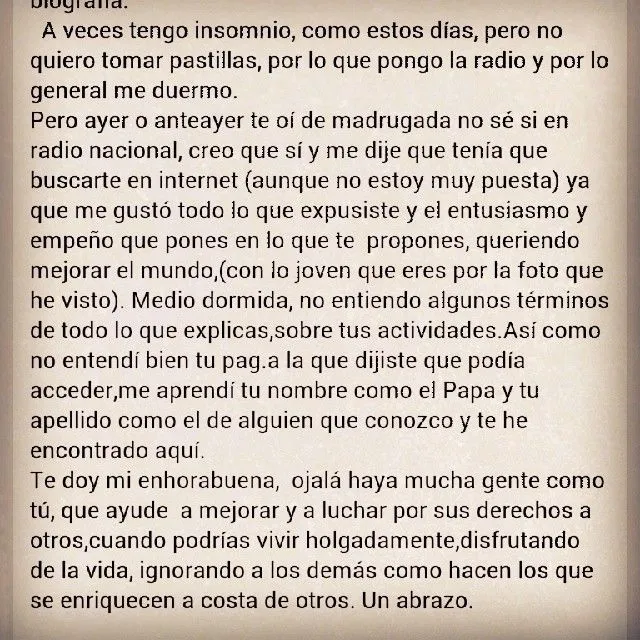 El Polo Opuesto • A veces me llegan mensajes bonitos… 