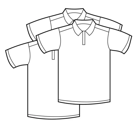 Polo Shirts coloring page | SuperColoring.com