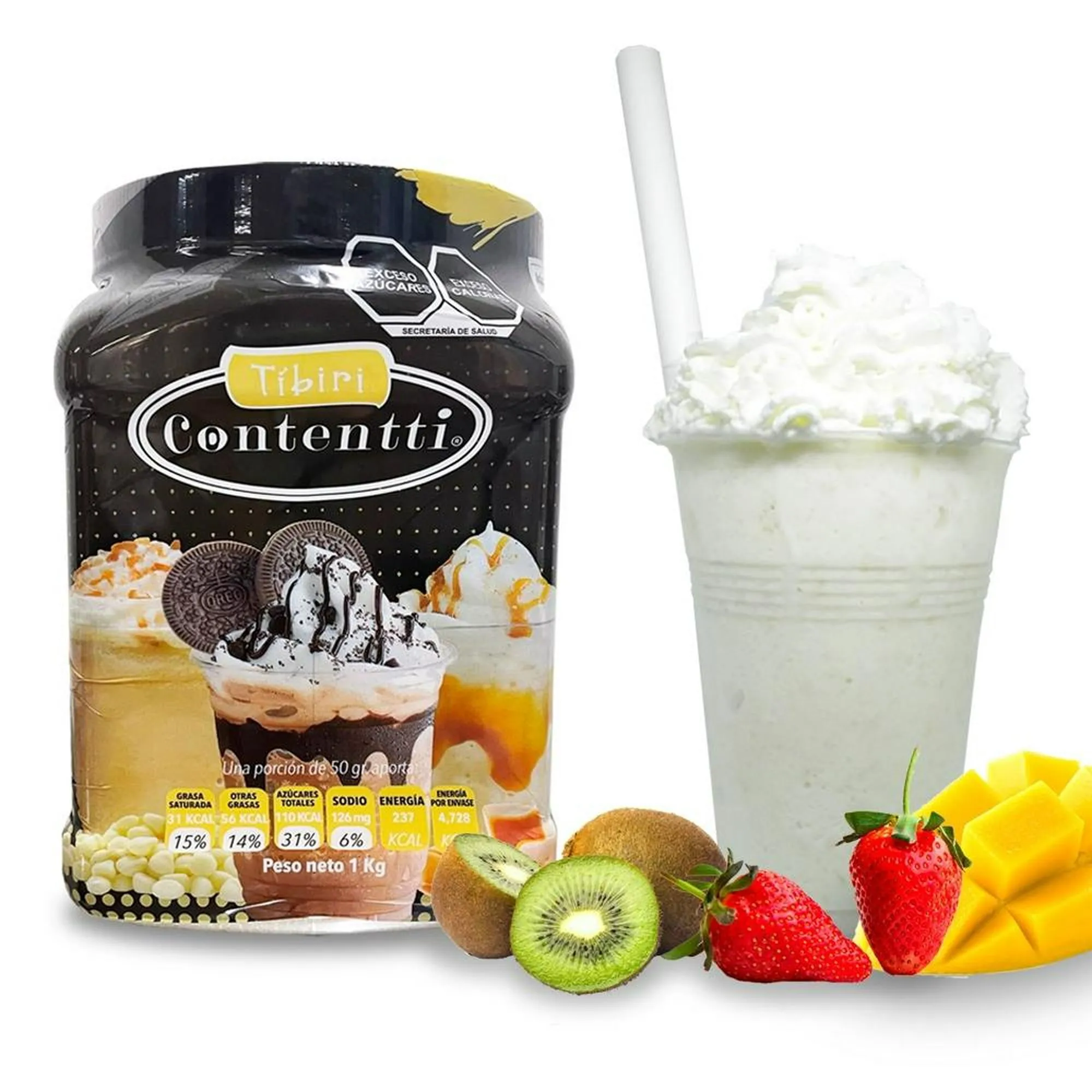 Polvo para Smoothie Tíbiri Contentti Sin Sabor Base Leche 1 Kg | Walmart en  línea