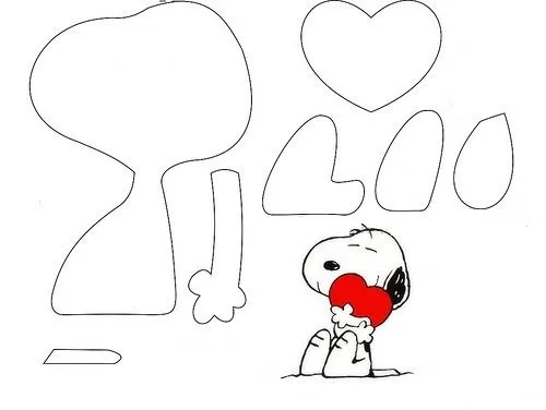 Srta Pomelo DIY: DIY: un Snoopy de goma eva. Srta Pomelo DIY: DIY: un Snoopy de goma eva.