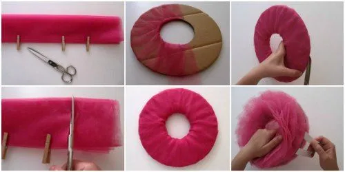 COMO HACER UN POMPON DE TUL | Ideas Chulas