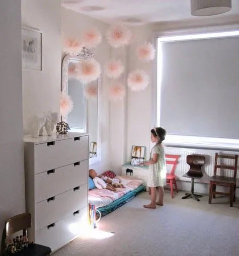 Pompones para decorar el cuarto del bebé - El círculo polar Pompones para decorar el cuarto del bebé - El círculo polar