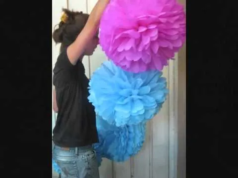 Pompones de Papel by Cecilia - Cumple 2 años! - YouTube